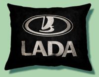 Подушка на подголовник "Lada"