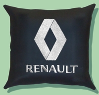Подушка из экокожи с логотипом "Renault" размер XXL