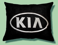 Подушка на подголовник "KIA"
