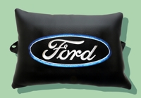 Подушка на подголовник из экокожи "Ford"