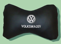 Подушка на подголовник из экокожи фигурная "Volkswagen"