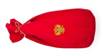 Чехол для нагайки подарочный с вышивкой (двуглавый орел), красный