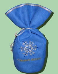 Мешок подарочный "Снежинка"